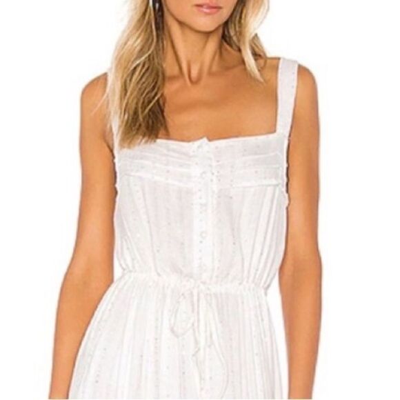 New Sundress Lucia Maxi Dress in Precieuse White XS/S - Picture 3 of 15